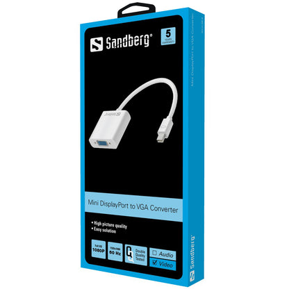 SANDBERG Adapter Mini DisplayPort-VGA