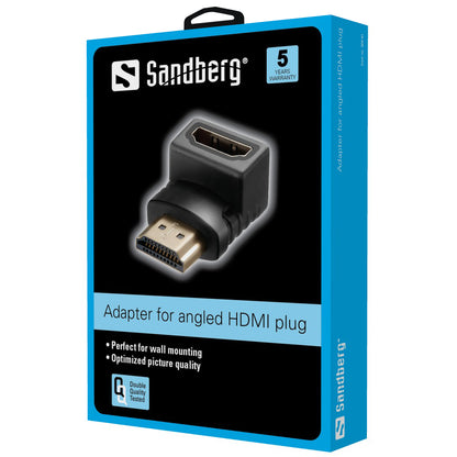 SANDBERG HDMI 2.0 gewinkelter Adapterstecker