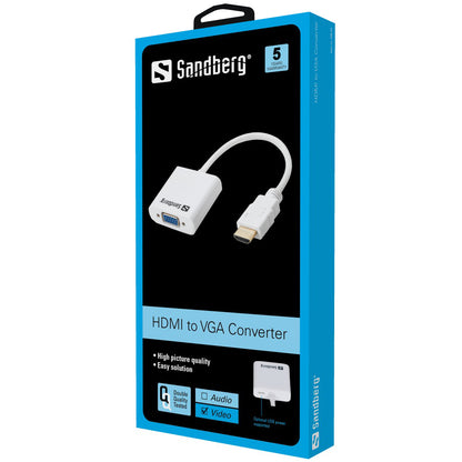 SANDBERG HDMI-zu-VGA-Konverter