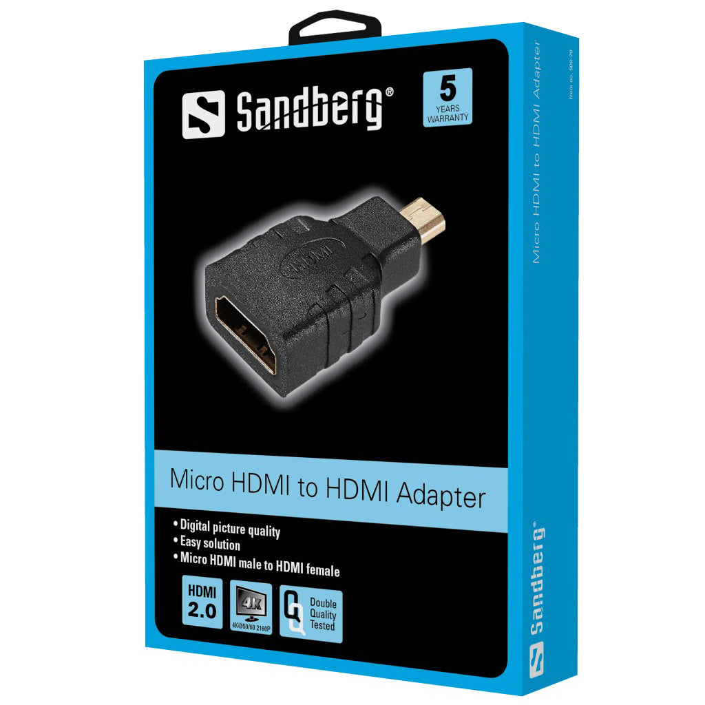 SANDBERG Adapter Mikro-HDMI M - HDMI F