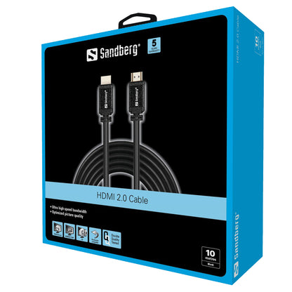 SANDBERG HDMI 2.0 19M-19M, 10m