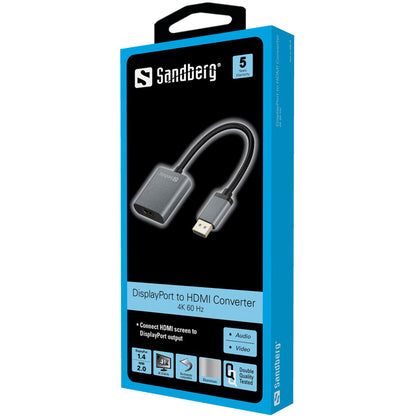 SANDBERG Adapter DP1.4-HDMI2.0 4K60