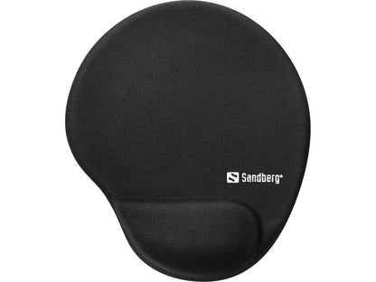 SANDBERG Gel-Mousepad mit Handgelenkstütze