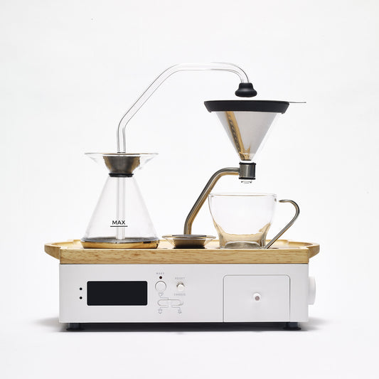 BARISIEUR design coffee machine tea timer white
