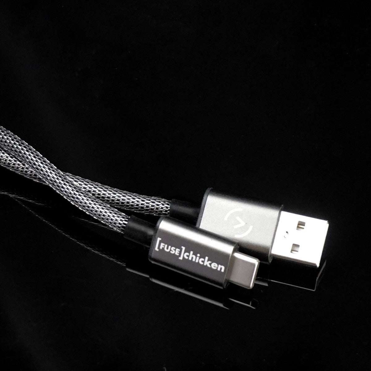 FUSECHICKEN Shield C Android USB-C Ladekabel Stahl