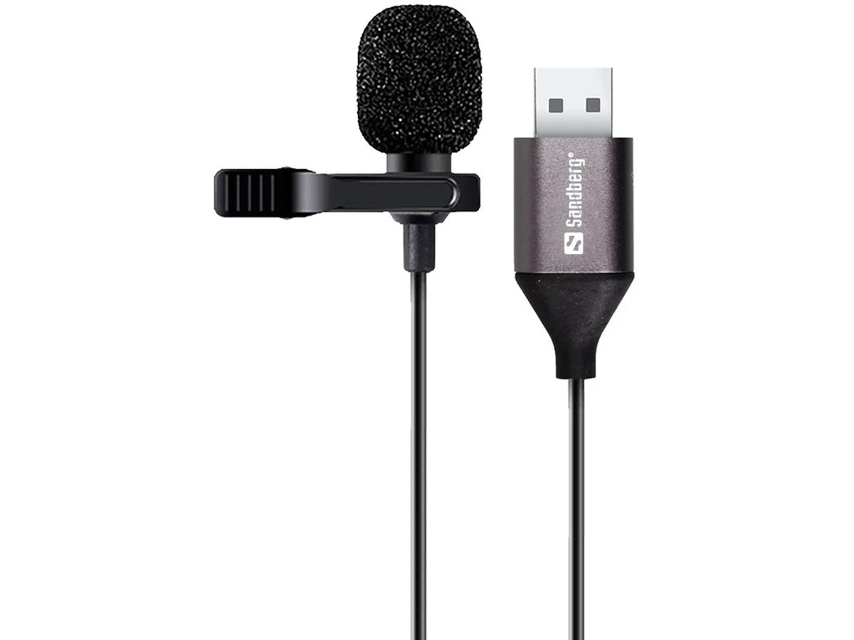 SANDBERG Streamer USB Clip Microphone