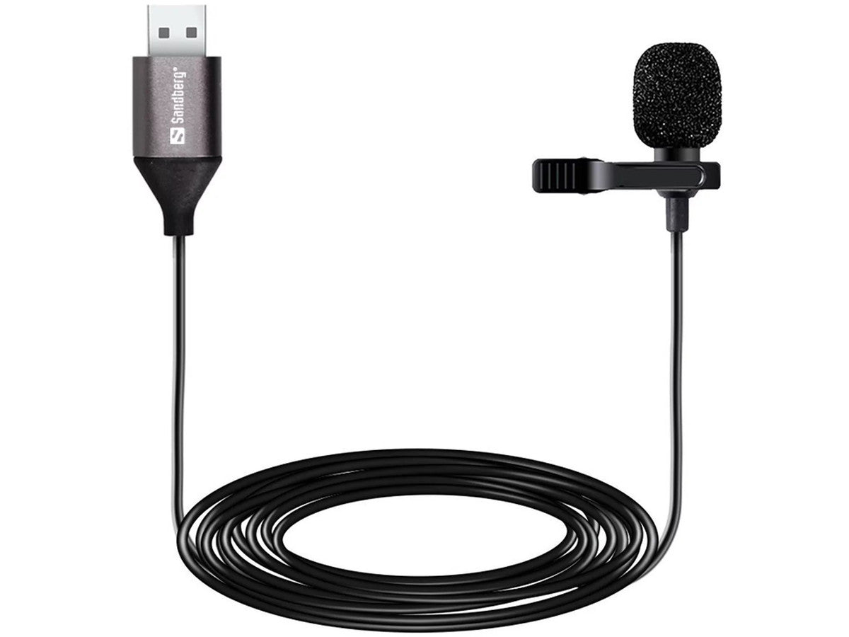 SANDBERG Streamer USB Clip Microphone