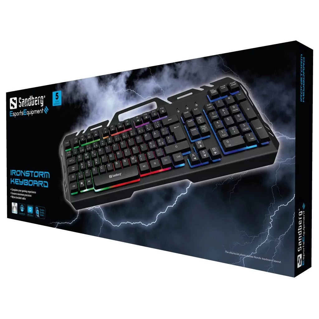 SANDBERG IronStorm Keyboard UK