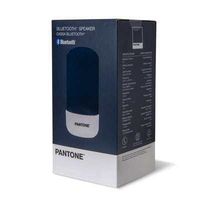 PANTONE Mobiler Lautsprecher Bluetooth navy | Ausgangsleistung 5 W | Bluetooth 5.0-Technologie | mit Stoff überzogen