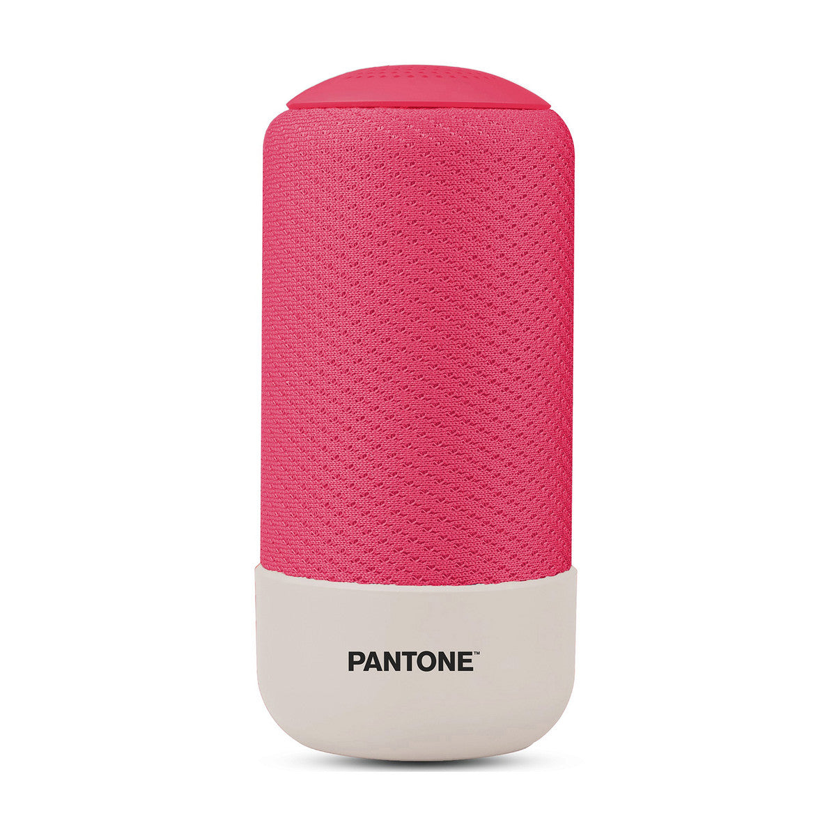 PANTONE Mobiler Lautsprecher Bluetooth pink | Ausgangsleistung 5 W | Bluetooth 5.0-Technologie | mit Stoff überzogen