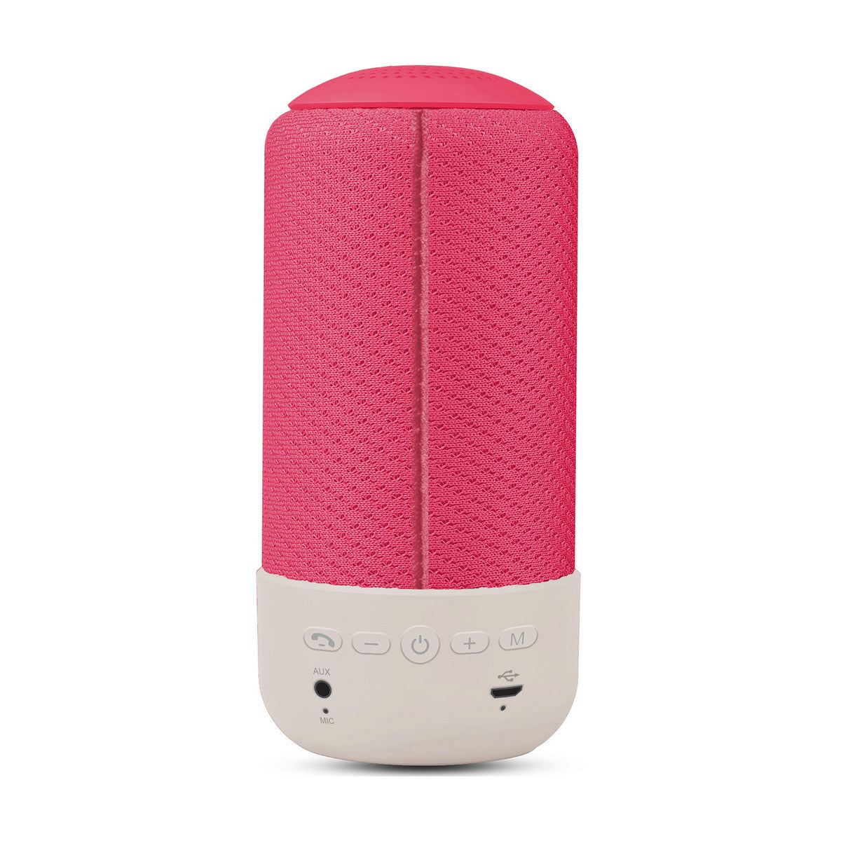 PANTONE Mobiler Lautsprecher Bluetooth pink | Ausgangsleistung 5 W | Bluetooth 5.0-Technologie | mit Stoff überzogen