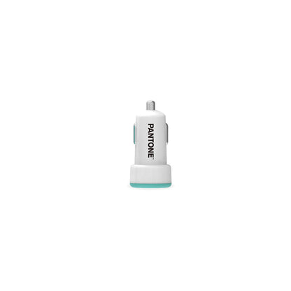 PANTONE Auto Ladegerät tuerkis 2.1A | einfach unterwegs aufladen | Gesamtleistung 2,1 A