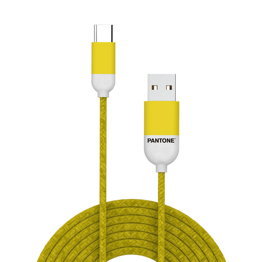 PANTONE Type-C Kabel gelb 1.5 m