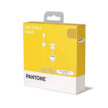 PANTONE Type-C Kabel gelb 1.5 m