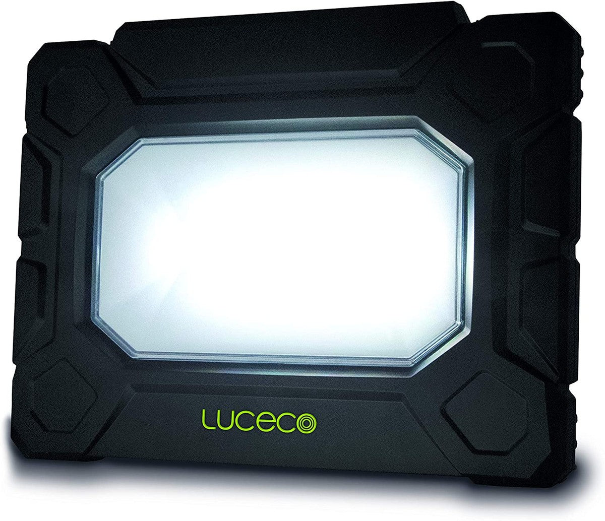 Luceco Hybrid Arbeitsleuchte 5000 Lumen 
5200 Lumen,  2 Steckdosen, Anschlusskabel 5m, 
Metallgehäuse
