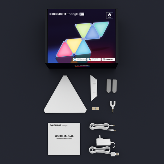 COLOLIGHT Triangle Starter-Set (Controller + 6 LED Module)
