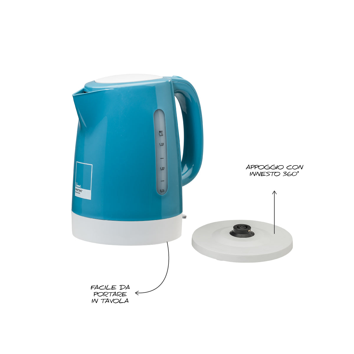 PANTONE Deep Ocean Wasserkocher 1,7 L