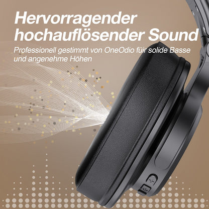 ONEODIO A70 Bluetooth Kopfhörer Schwarz