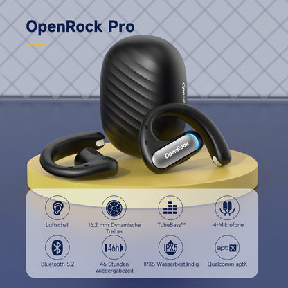 ONEODIO OpenRock Pro Open Ear Kopfhörer schwarz