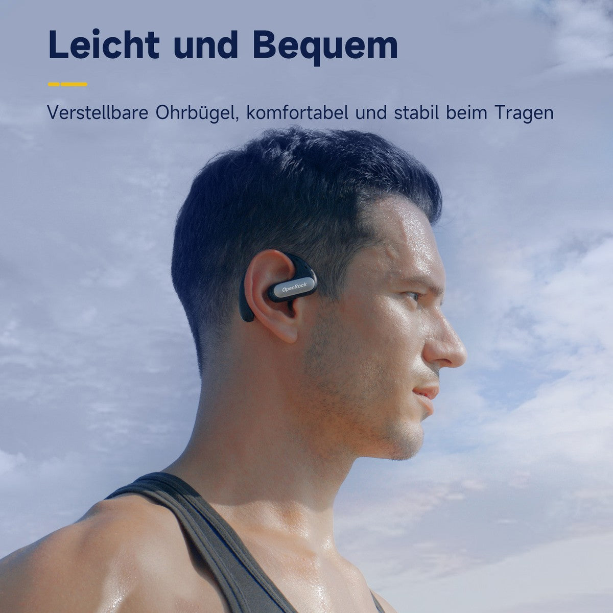 ONEODIO OpenRock Pro Open Ear Kopfhörer schwarz