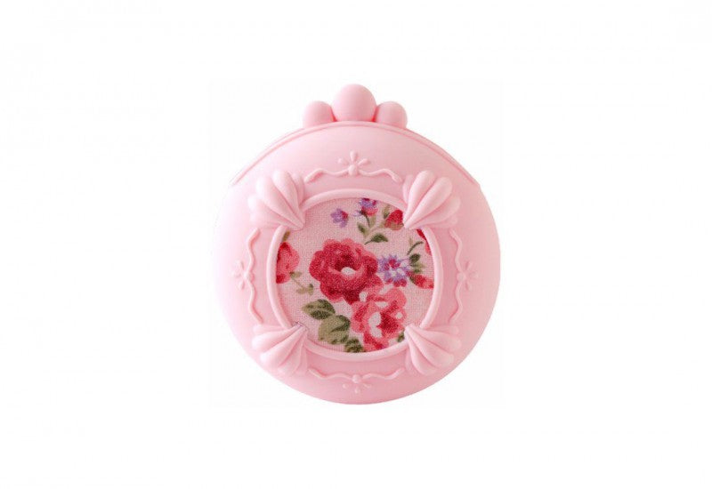 VACII Designer Mini Münzbörse mit Echtstoff - Rococo Pink