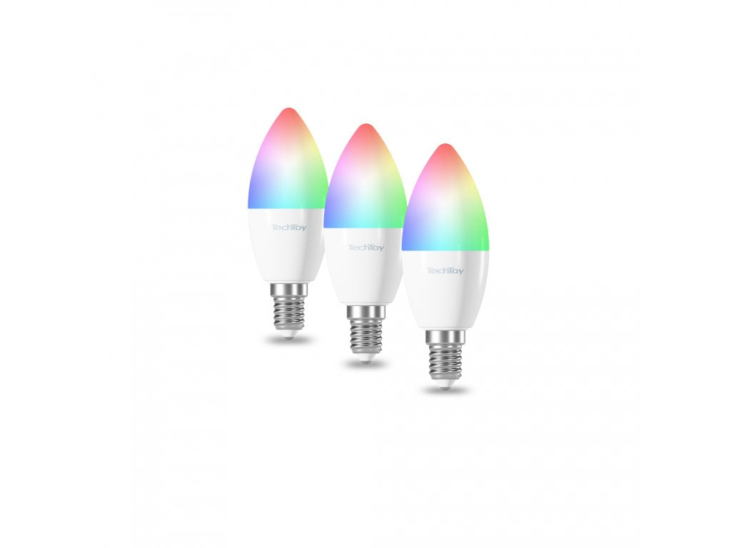 TESLA Smarte LED Leuchtmittel RGB 4,4W E14 3er-Satz