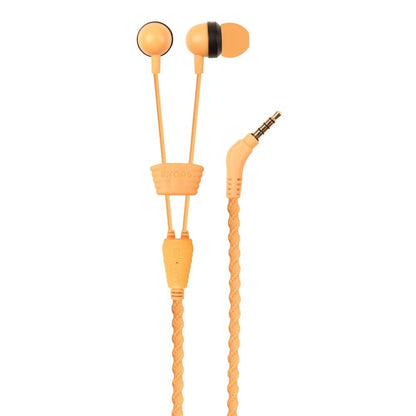 wraps Armband in-ear Kopfhörer orange mit Mikro