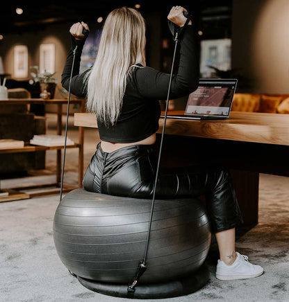 SWEDISH POSTURE Gymnastik Pilates Ball mit Widerstandsbändern