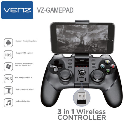 VENZ VZ-GAMEPAD für Smartphone, Tablet, ... über Bluetooth