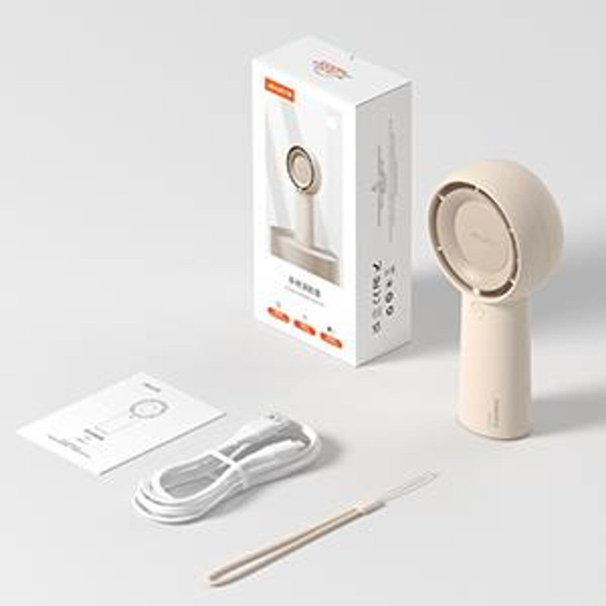 JISULIFE FA43 Turbo Handventilator 4000mAh Braun