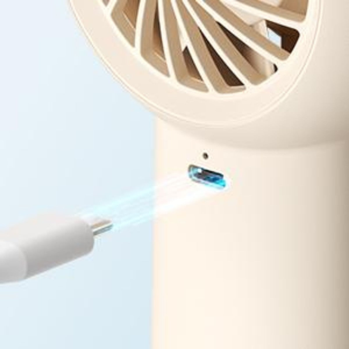 JISULIFE FA43 Turbo Handventilator 4000mAh Braun