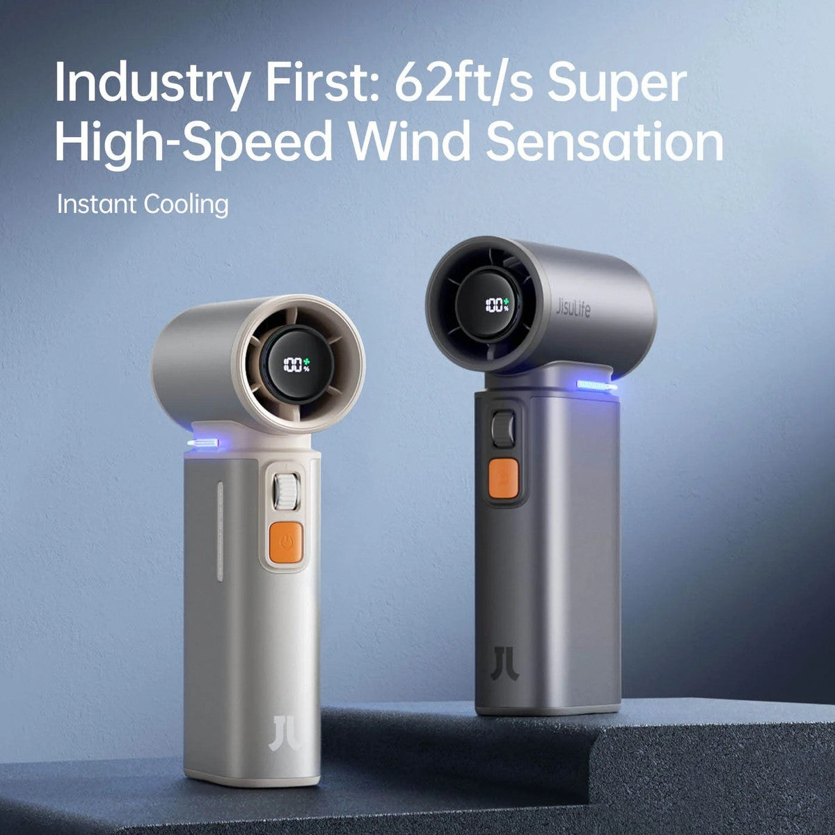 JISULIFE Ultra1 2-in-1 Mini Ventilator Grau