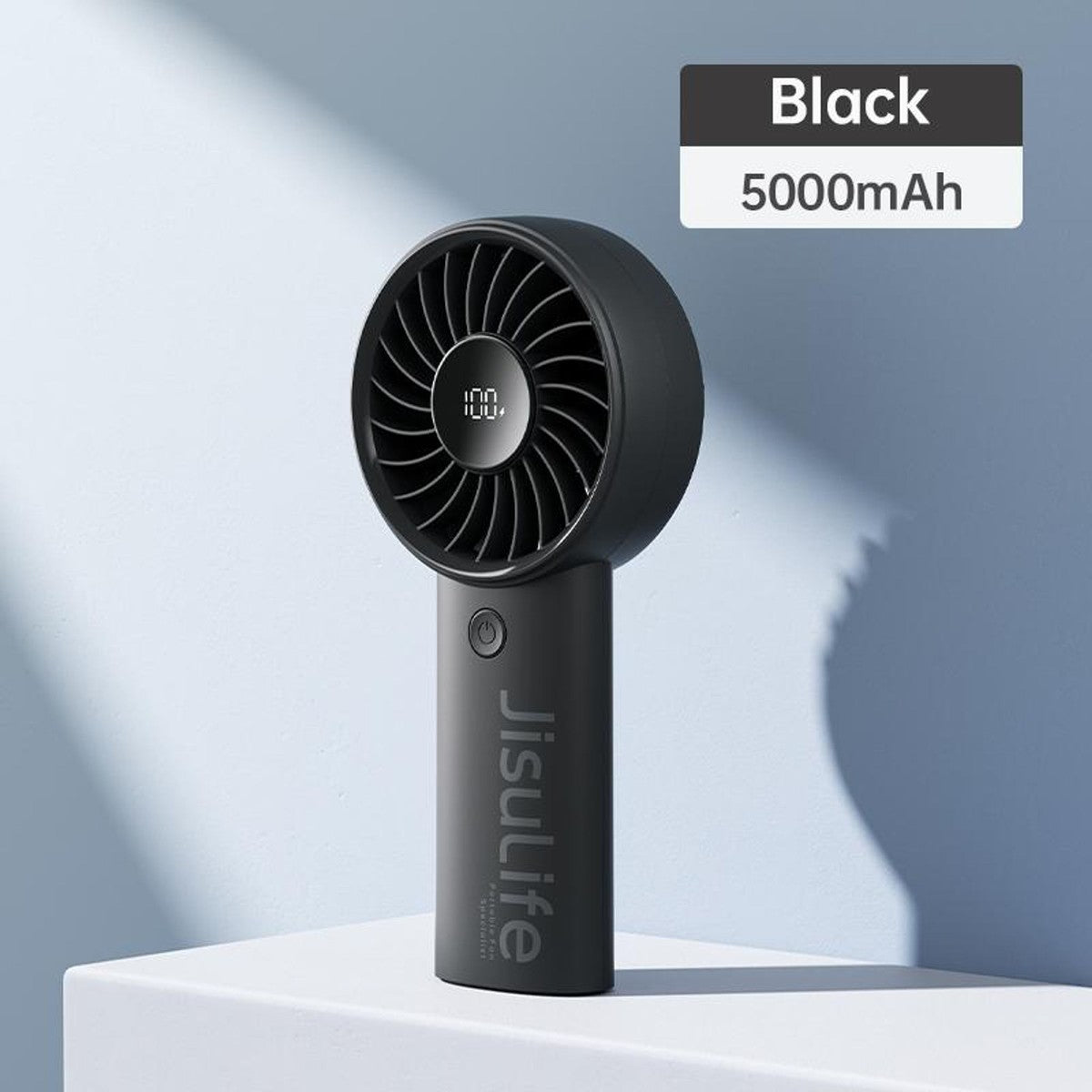 JISULIFE Life4 Handventilator 5000mAh Schwarz