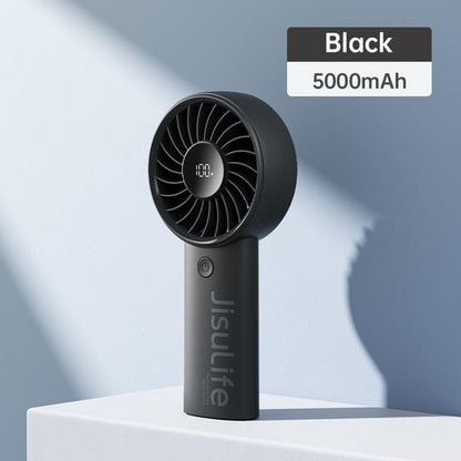 JISULIFE Life4 Handventilator 5000mAh Schwarz