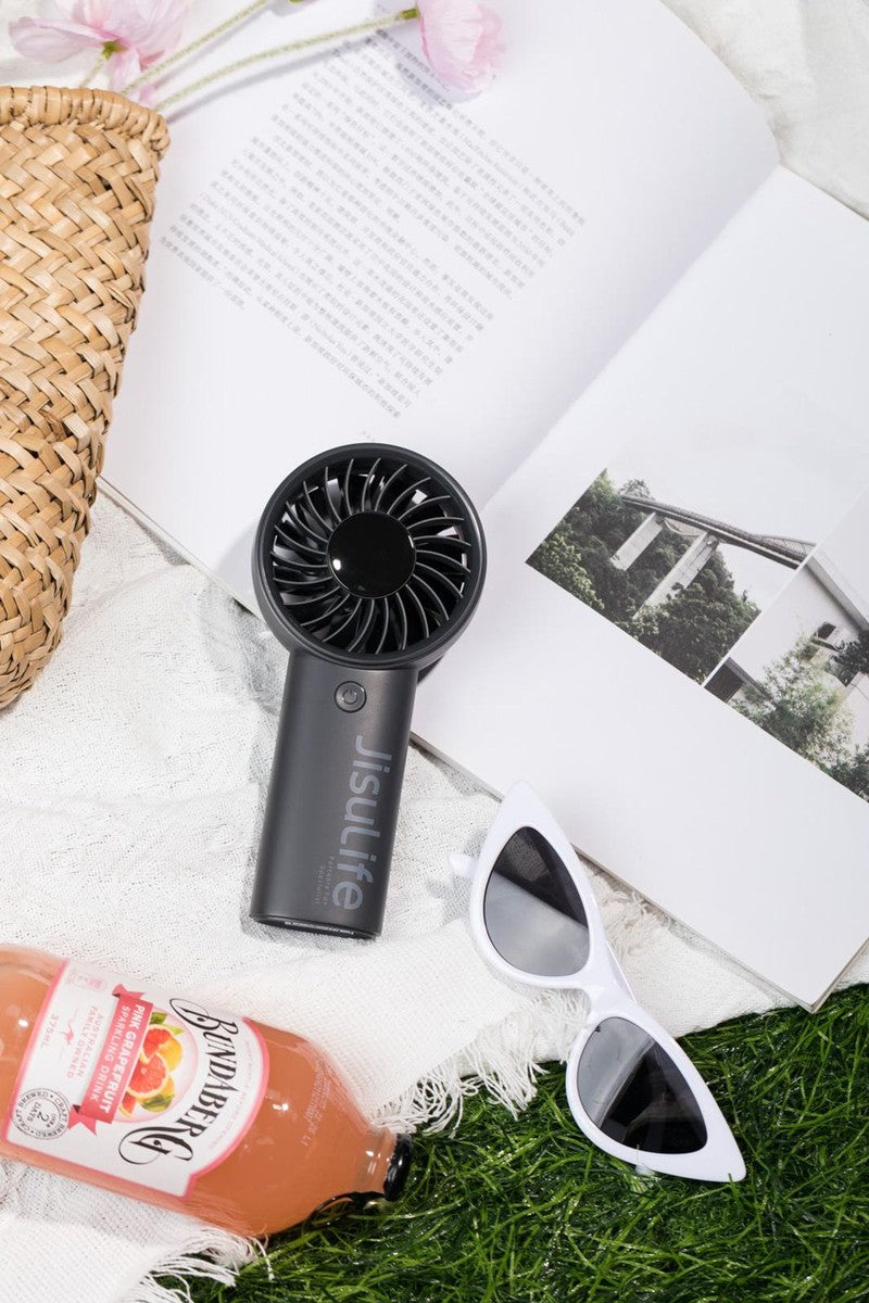 JISULIFE Life4 Handventilator 5000mAh Schwarz