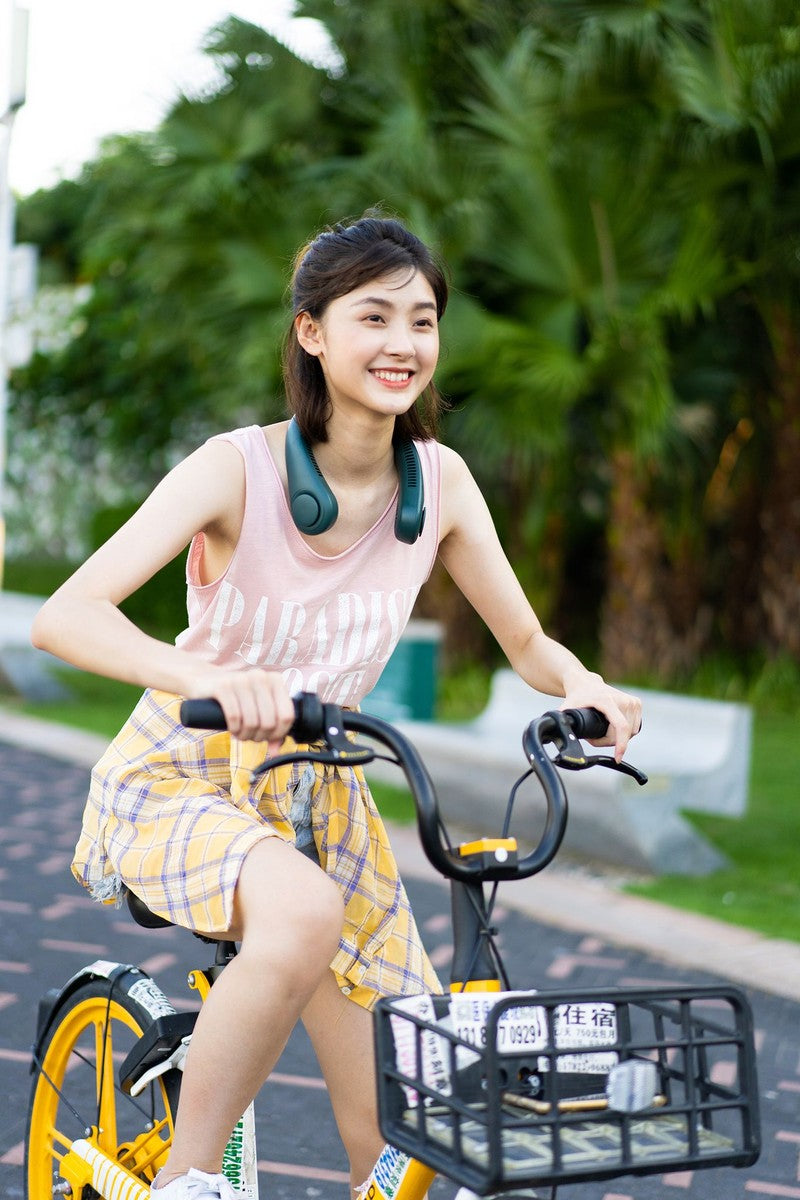 JISULIFE FA14 Mobiler Nacken-Ventilator Grau