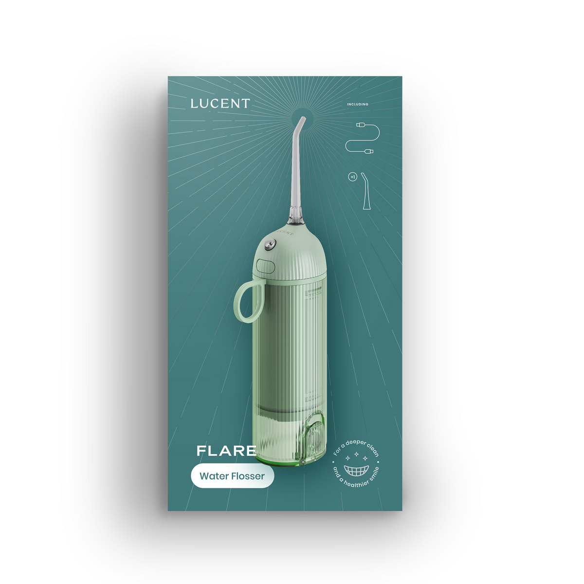 LUCENT Flare Mundreinigung Wasserflosser Set