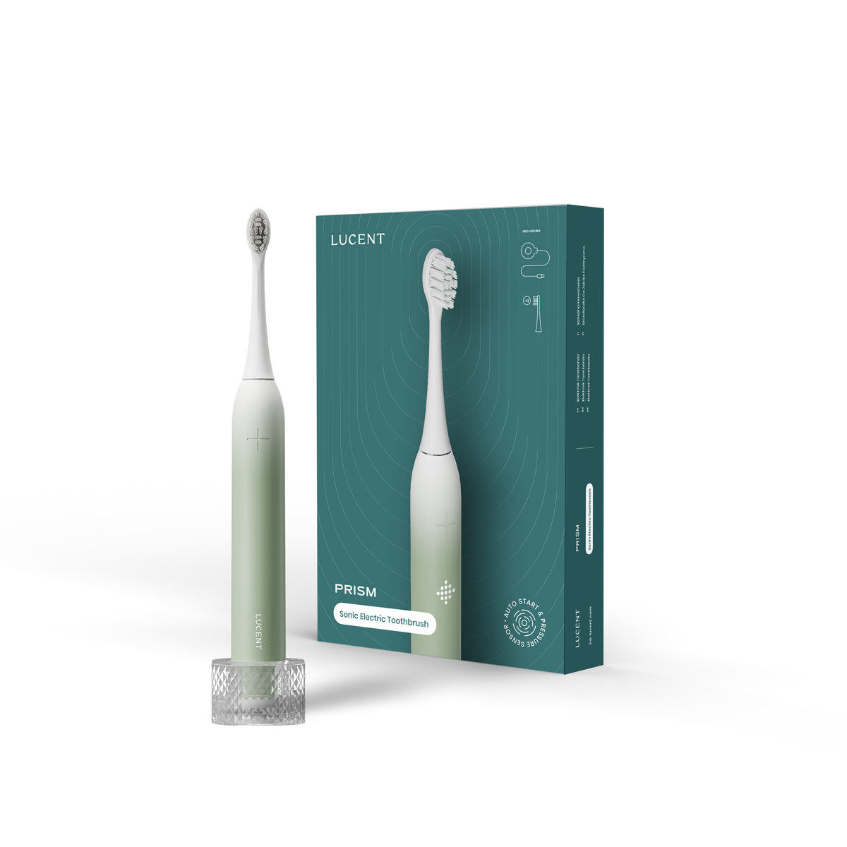 LUCENT Prism Elektrische Schall Zahnbürste mint