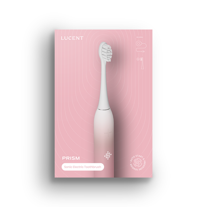 LUCENT Prism Elektrische Schall Zahnbürste pink