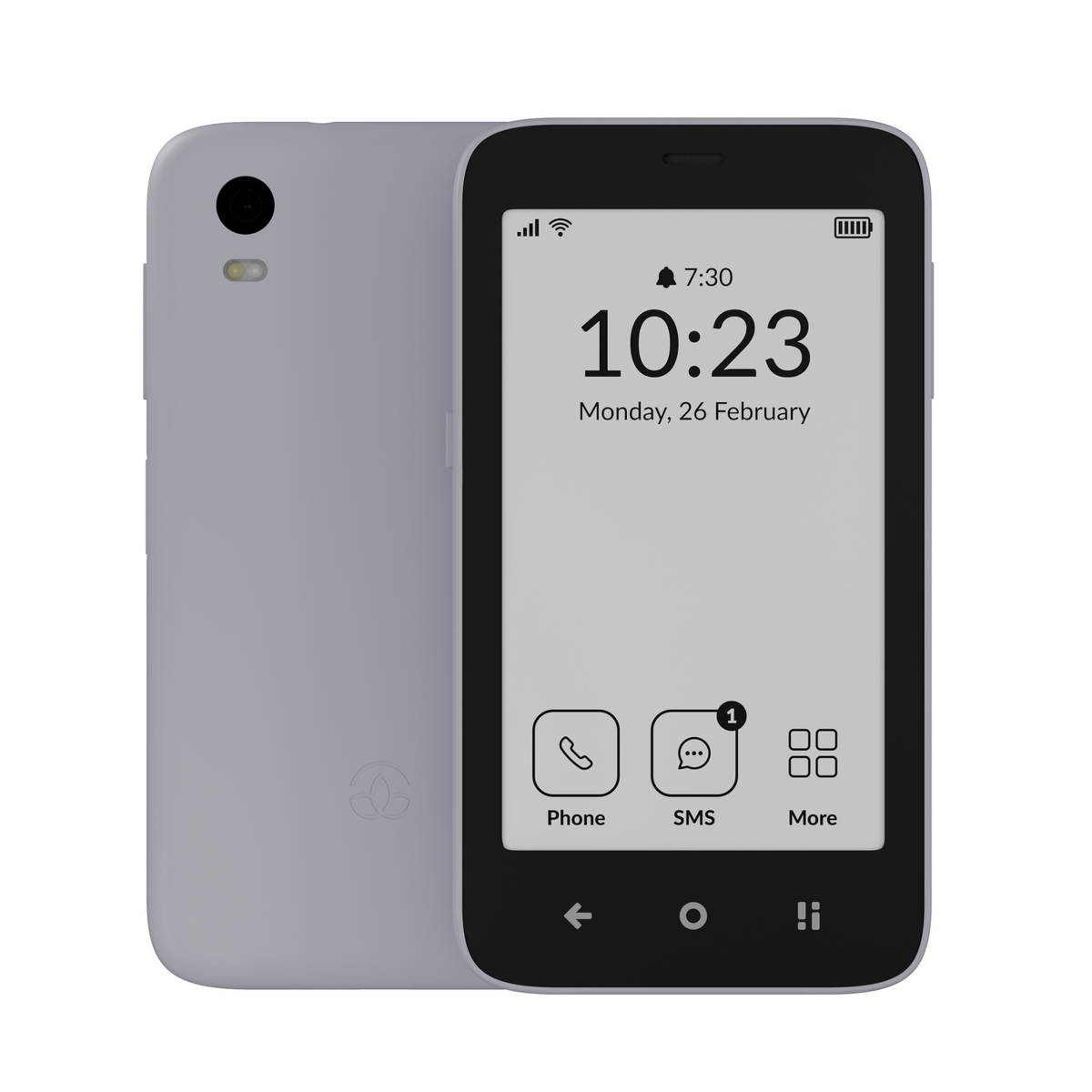 MUDITA Kompakt Smartphone E Ink Display Grau