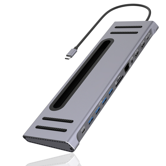 XTREMEMAC USB-C Dockingstation mit 12 Anschlüssen