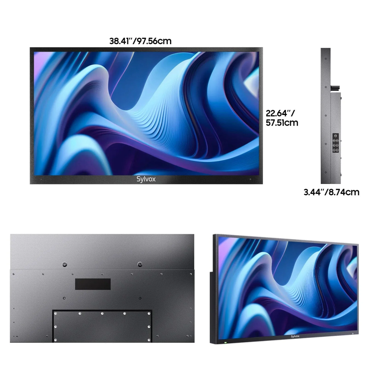 SYLVOX 109 cm / 43´´ Teilsonne Outdoor Google TV