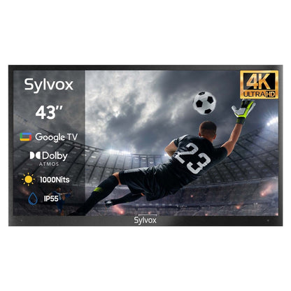 SYLVOX 109 cm / 43´´ Teilsonne Outdoor Google TV