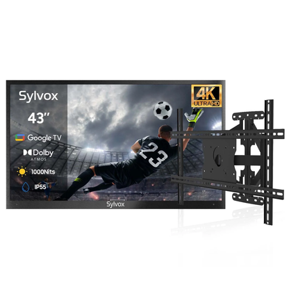 SYLVOX 109 cm / 43´´ Teilsonne Outdoor Google TV