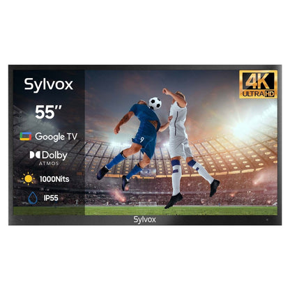 SYLVOX 140 cm / 55´´ Teilsonne Outdoor Google TV
