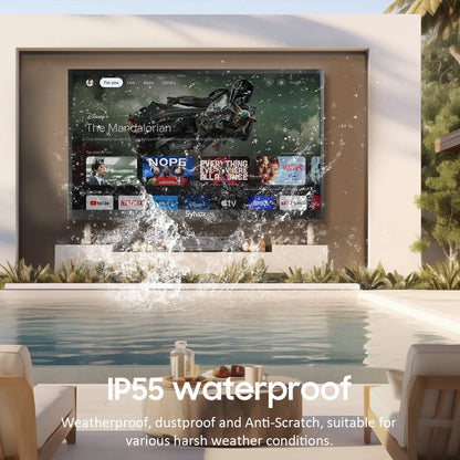 SYLVOX 165 cm / 65´´ Teilsonne Outdoor Google TV