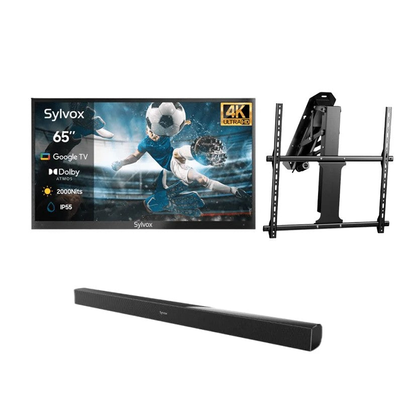 SYLVOX 165 cm / 65´´ Teilsonne Outdoor Google TV