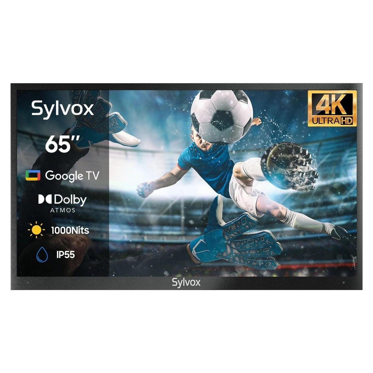 SYLVOX 165 cm / 65´´ Teilsonne Outdoor Google TV