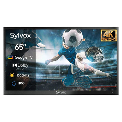 SYLVOX 165 cm / 65´´ Teilsonne Outdoor Google TV