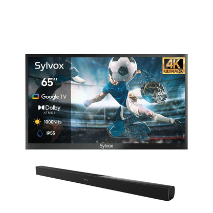SYLVOX 165 cm / 65´´ Teilsonne Outdoor Google TV
